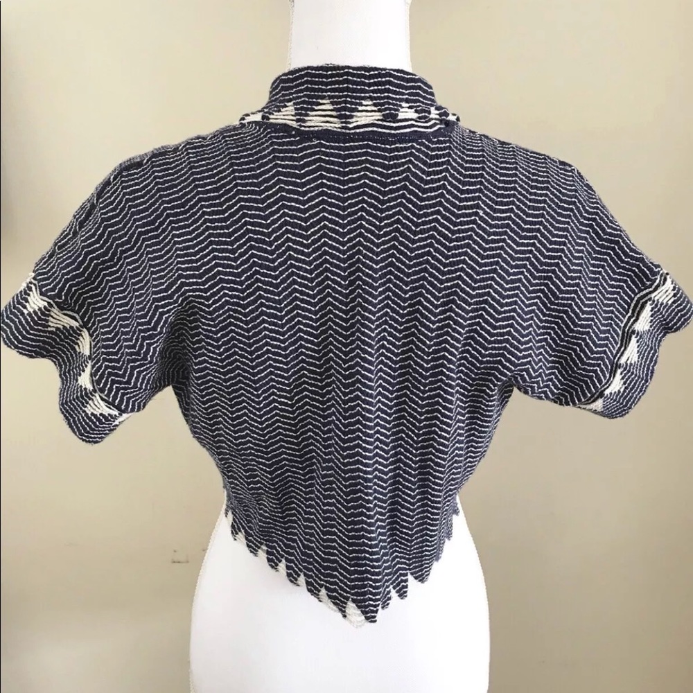 Anthropologie Knit Crop Cardigan Bolero Shrug - Picture 3 of 8